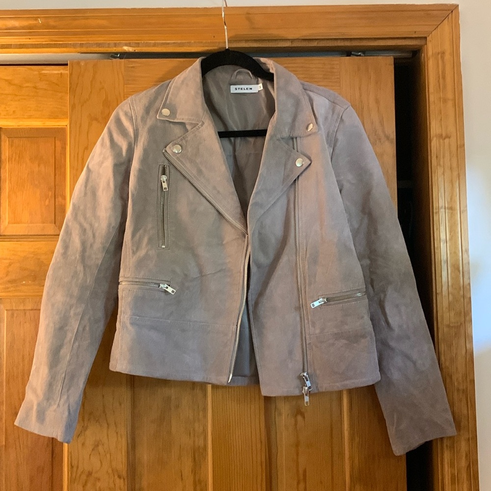 Suede jacket 100% leather